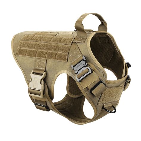 tactical dog harness blue.